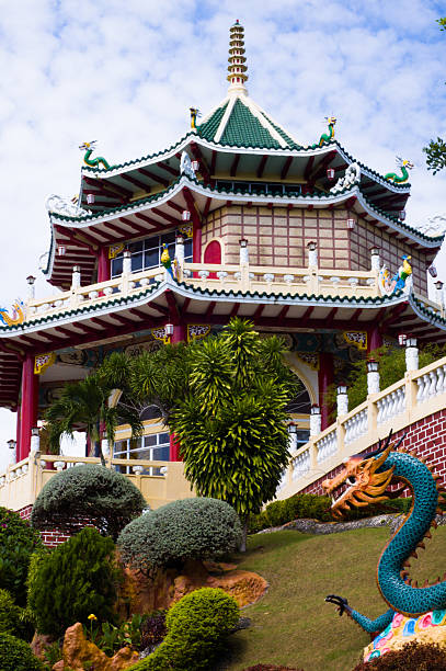 istock beautiful chinese temple on blue sky 510632509