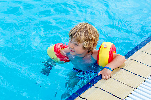 istock little boy having fun in an swimming pool 510633856