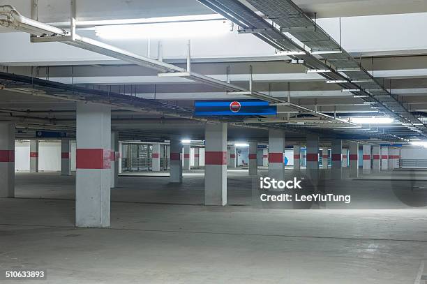 Parking Lot Stock Photo - Download Image Now - Car, Parking Lot, Vanishing Point