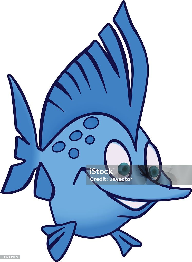 Similing Fish Cartoon Smiling Fish Cartoon Stock Illustration - Download Image Now - Animal ...