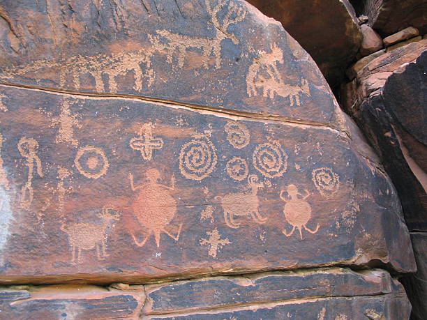 istock Petroglyphs on a Canyon Wall in Arizona 510636728