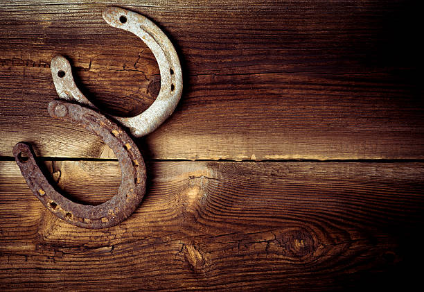istock Lucky Horseshoe On Floor 510638796