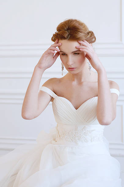 istock Tender young woman wearing headpiece 510641694