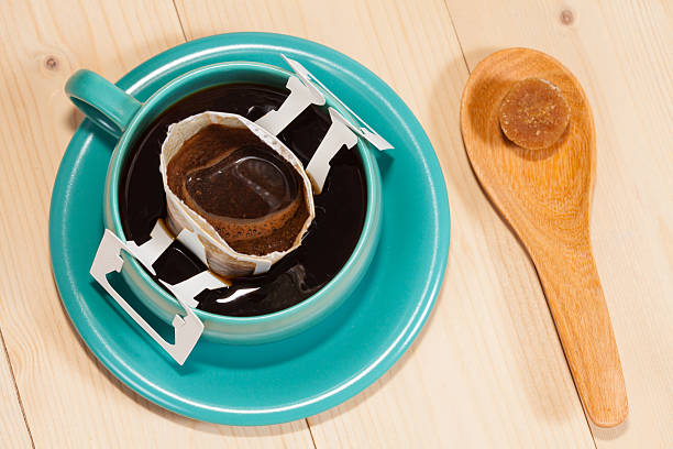 istock Drip bag fresh coffee in cup 510641814