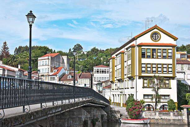 bridge over the river in Betanzos (Galicia )