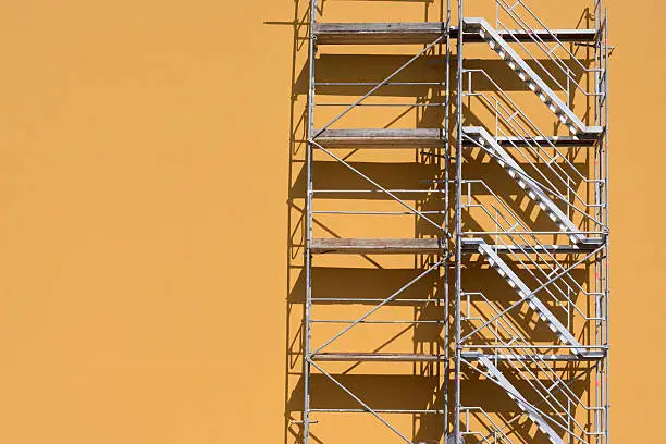 Photo of Steps of a scaffold