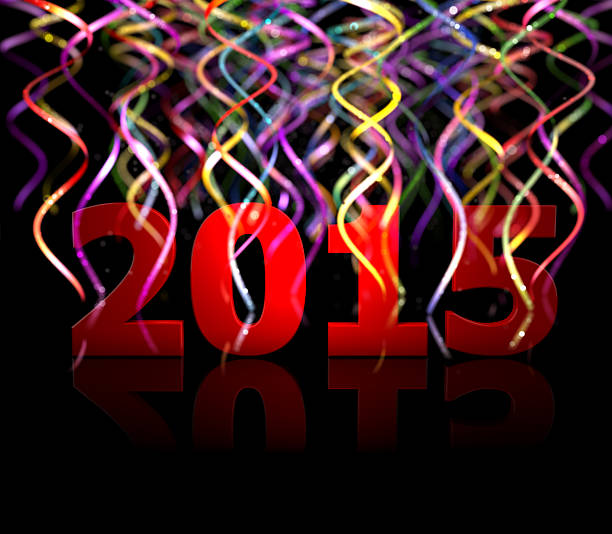 Defocused colored ribbon  with boke effect digital background
