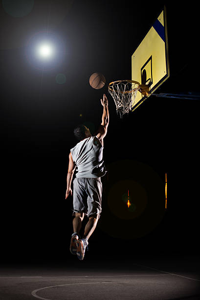 istock Basketball at night 510661143