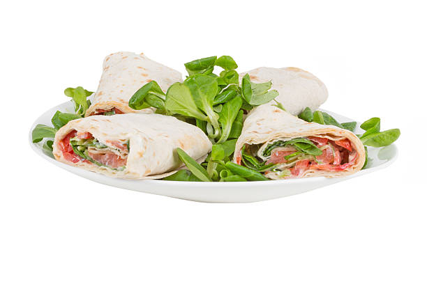 istock pita bread with salmon on a plate 510661787