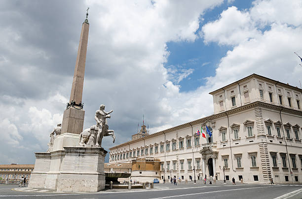 Quirinale Square - Rome Piazza del Palazzo del Quirinale in Rome quirinal palace stock pictures, royalty-free photos & images