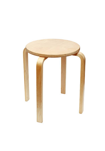 istock Wooden Round Stool 510674230