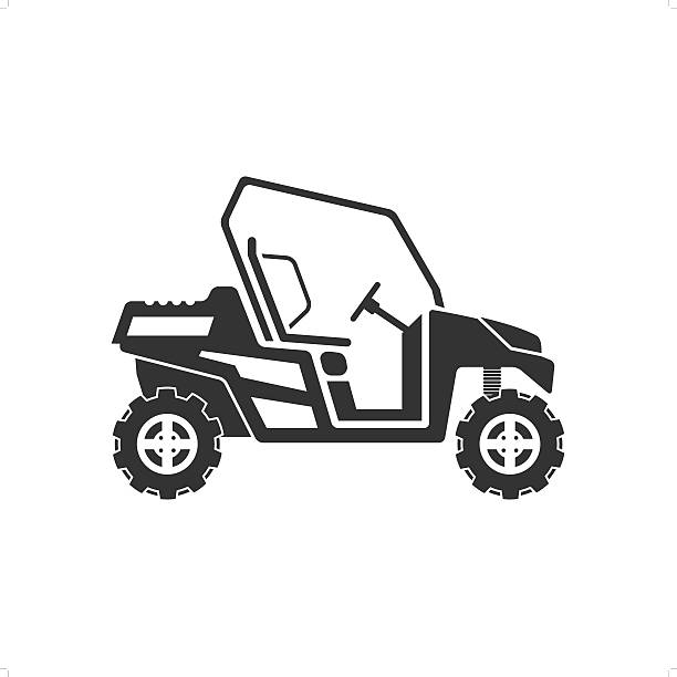 Desert Car Desert Car off road vehicle stock illustrations