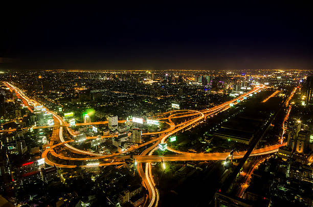 istock Bangkok Expressway and Highway night light, Thailand 510675024