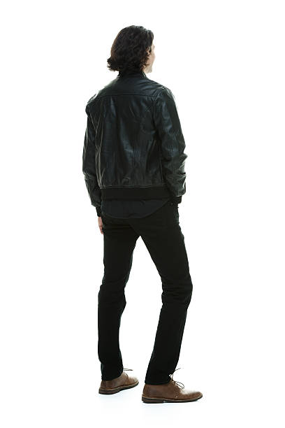 istock Rear view of casual man standing 510676358