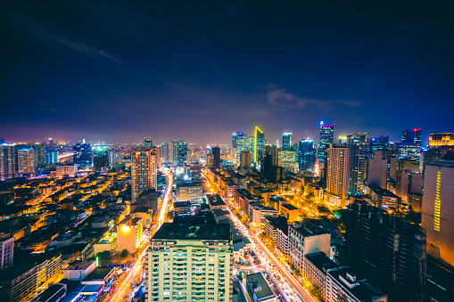 Makati skyline in Metro Manila, Philippines