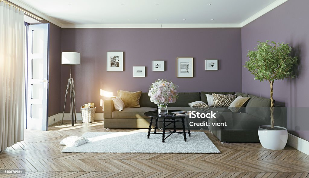 modern interior modern interior.3d design concept Painting - Art Product Stock Photo