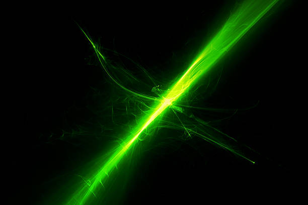 istock green glow wave. lighting effect abstract background for your bu 510682498