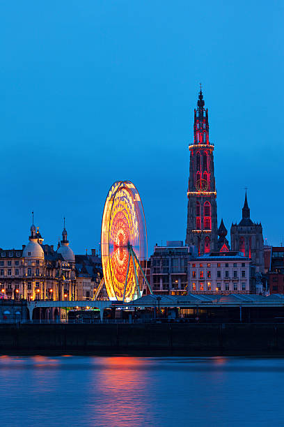 istock Panorama of Antwerp across Scheldt River 510684040