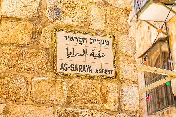 istock Jerusalem Street Sign 510686760