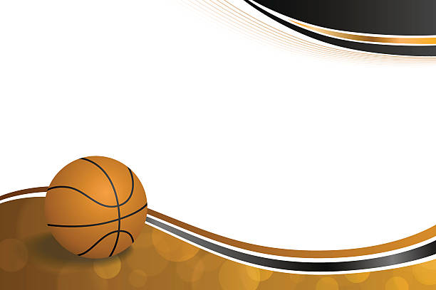 Background Abstract Orange Black Basketball Ball Illustration Vector Stock Illustration - Download Image Now - iStock