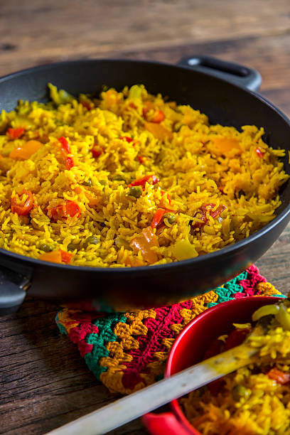 istock Traditional paella 510687450