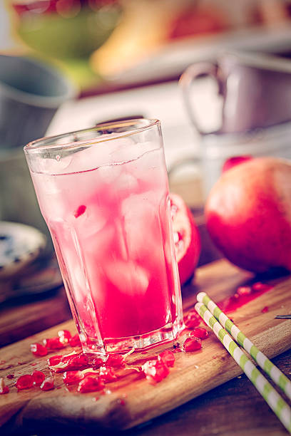 istock Pomegranate Smoothie Served in a Glass 510688672