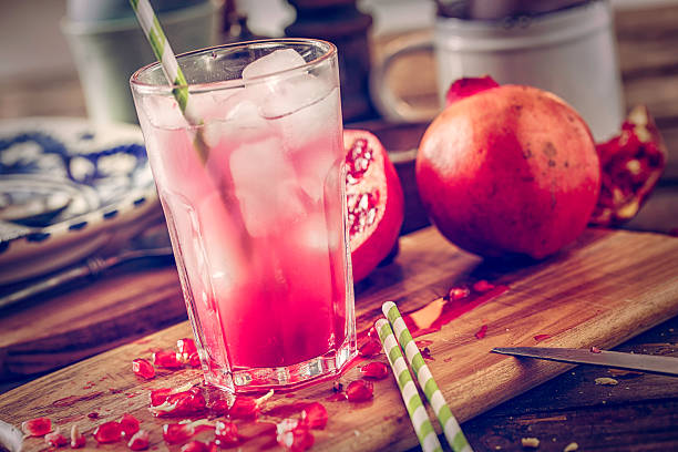 istock Pomegranate Smoothie Served in a Glass 510688774