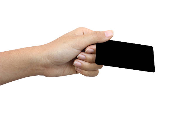 istock hand hold credit card to pay 510690380