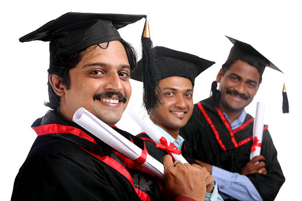 istock Happy Indian graduates 510691278