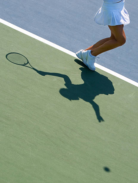 istock Tennis serve silhouette 510692083