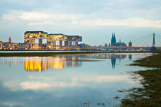 istock Cologne, Germany, Rheinau Harbor 510692708