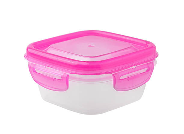 istock Plastic food box isolated on white background 510693237