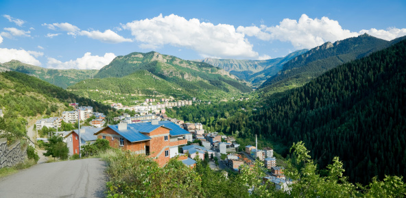 View of Şavşat-Artvin, Turkey