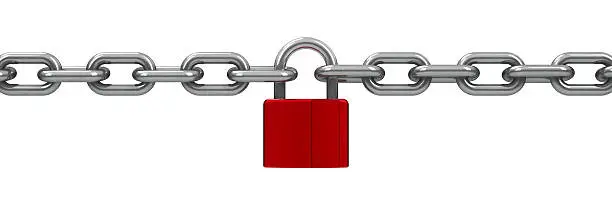 Photo of Chain with red lock