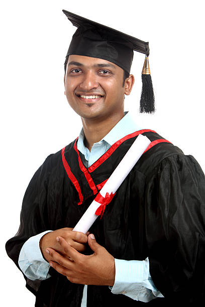 istock Happy Indian young graduate 510695332