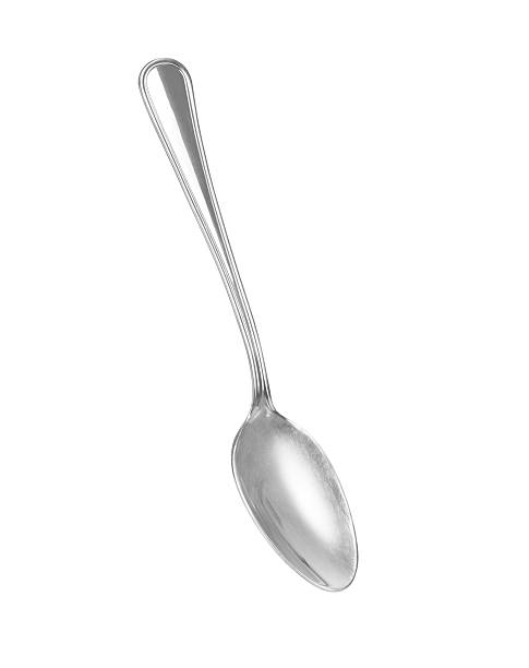 istock metal shiny spoon on white background 510696066