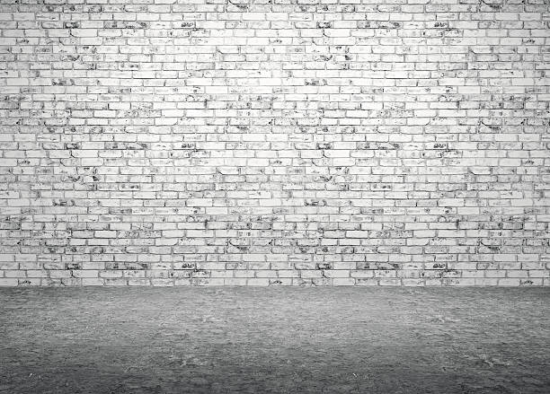 istock Brick wall and concrete floor interior background 3d render 510697270