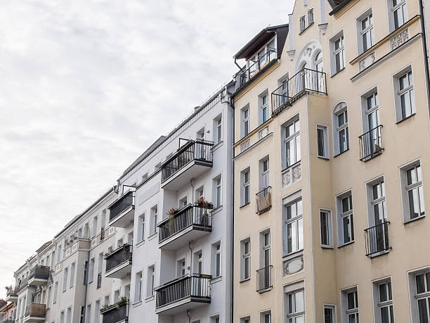 istock Modern Urban Apartment Building Facades 510697574