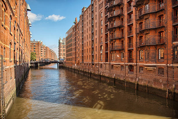 istock Hamburg waterways on a cloudy day 510698838