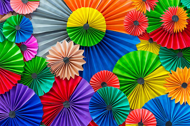 istock Abstract wallpaper rainbow Colorless Paper background 510701466