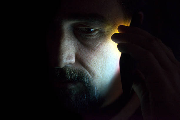 istock Man talking with mobile phone in depression 510703706