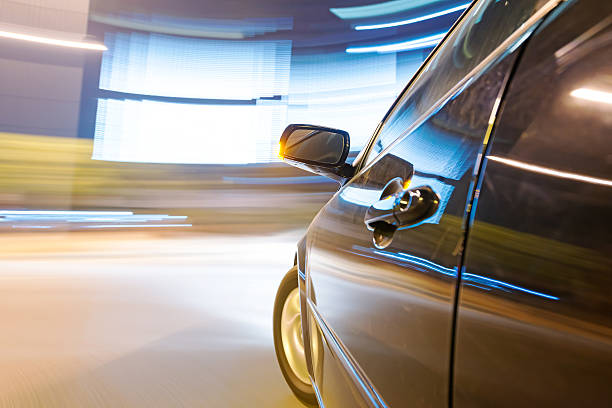istock car on the road with motion blur background 510719353