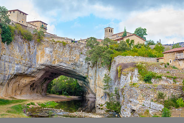 istock Natural bridge in Puentedey, Burgos, Spain. 510721277