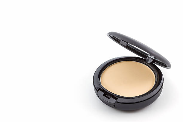 istock Makeup powder in Black case. 510721353