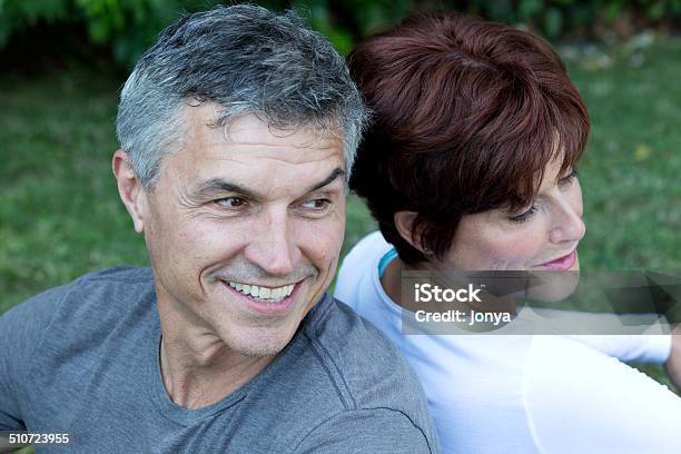 Boomer Couple Enjoying The Outdoors Stock Photo - Download Image Now - 50-59 Years, Adults Only, Beautiful People