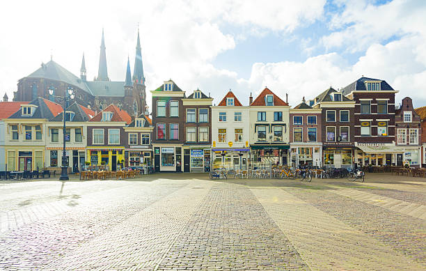 delft, niderlandy - netherlands place zdjęcia i obrazy z banku zdjęć