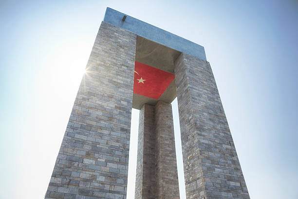 canakkale memorial do mártir - 1915 - fotografias e filmes do acervo