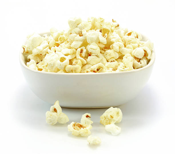 istock Bowl of popcorn on white background 510738513
