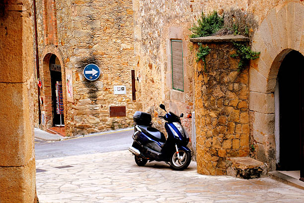 istock Motorcycle on Street in Spain 510740103