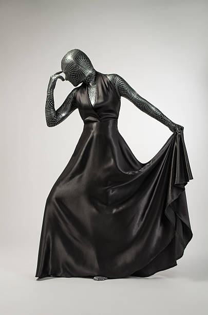 istock Woman  in black robes 510740827